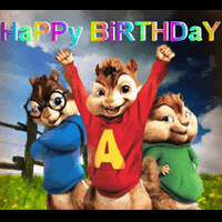Happy Birthday Song in English Chipmunks 4